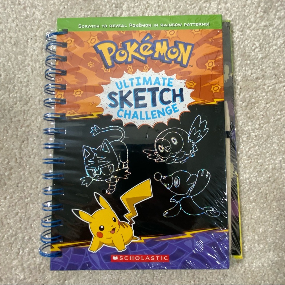 New Pokemon ultimate sketch challenge notebook